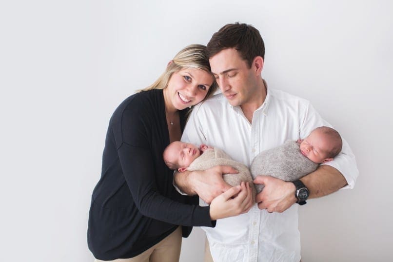 newborn baby photoshoot with twins