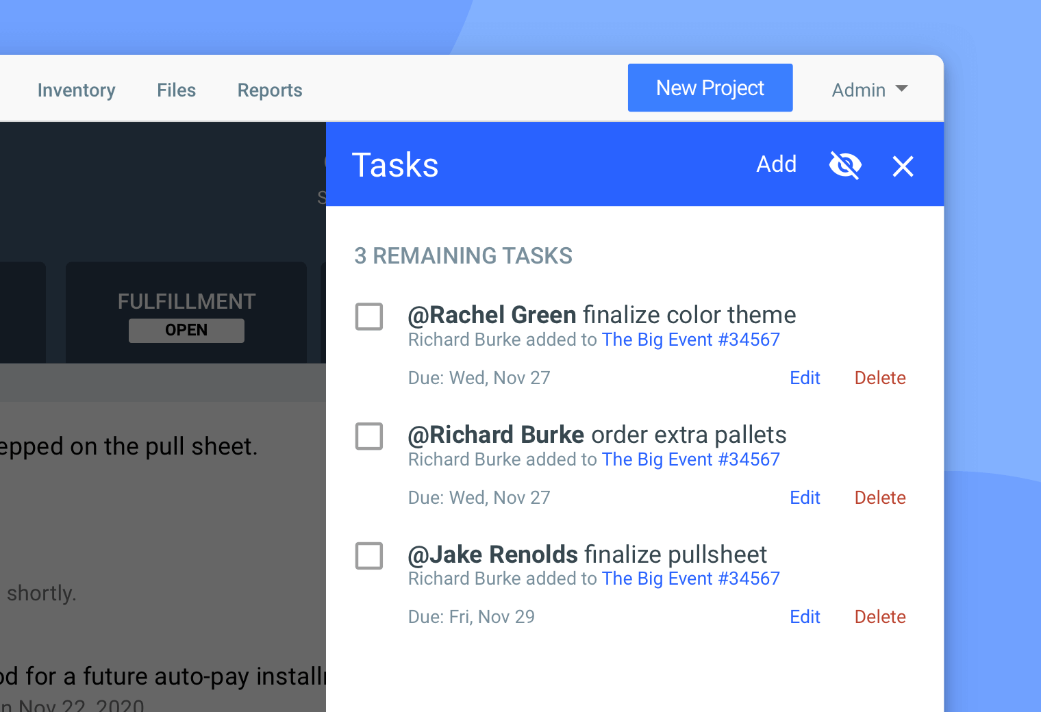 goodshuffle-pro-accountability-badges-760x520 copy@2x Task management in Goodshuffle Pro, event rental management software