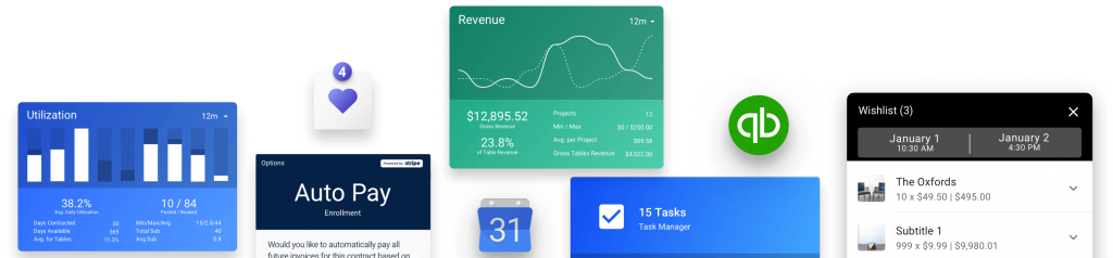 Goodshuffle Pro event rental software features