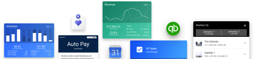 Características del software de gestión de eventos Goodshuffle Pro