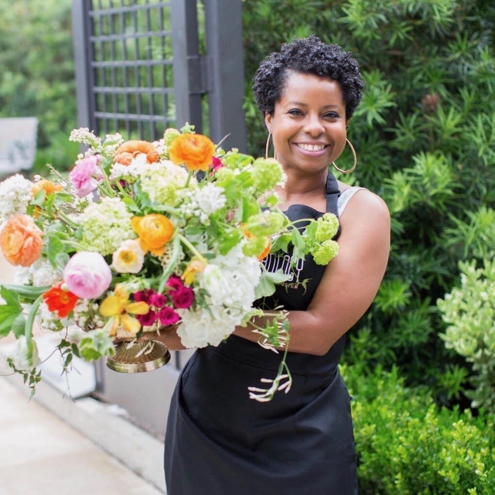 Photo of Sherronda Scoggins, owner of event company KC Events & Florals
