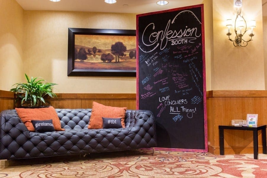 Doable You. Confession Booth. Creative Event Details. Washington DC Area Rentals.