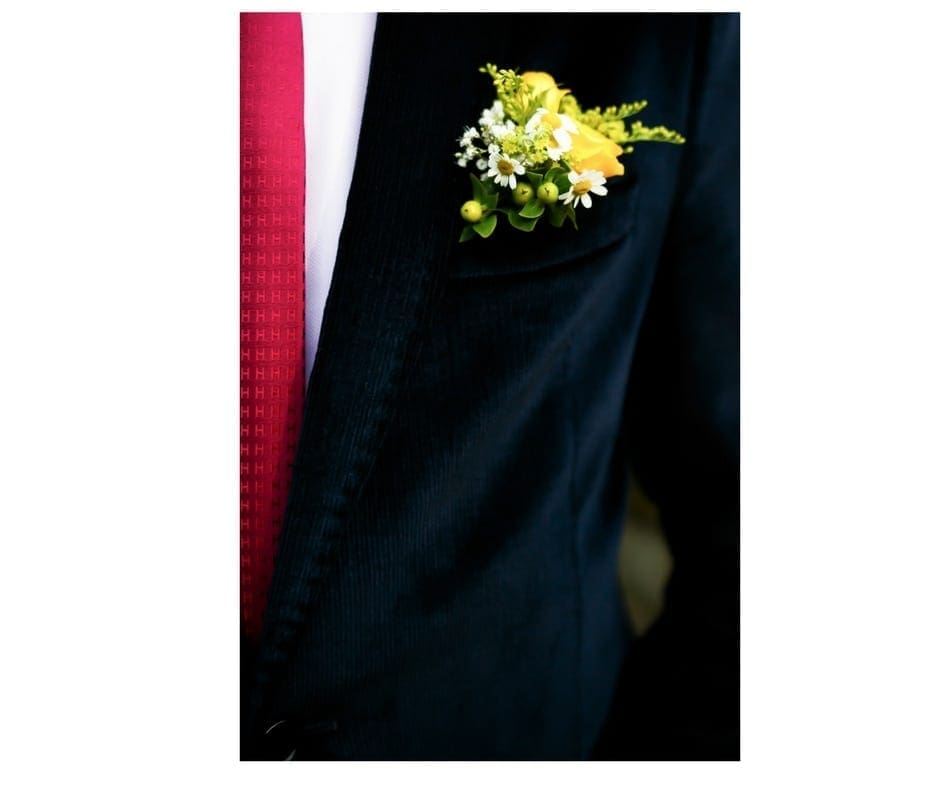 groom fashion and boutonniere by The Event Cottage
