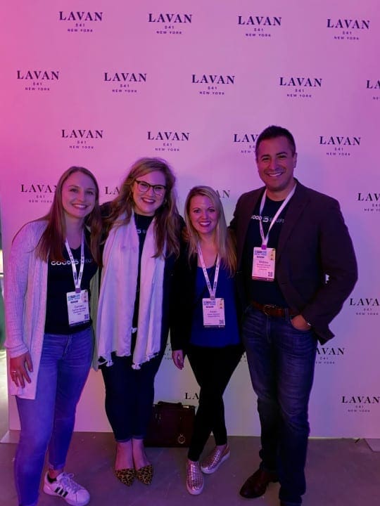 Goodshuffle Pro team at Lavan 541. BizBash NY 2019