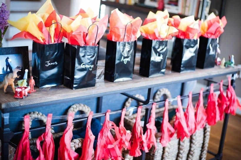 kids birthday. fun gift bags. Washington DC Area