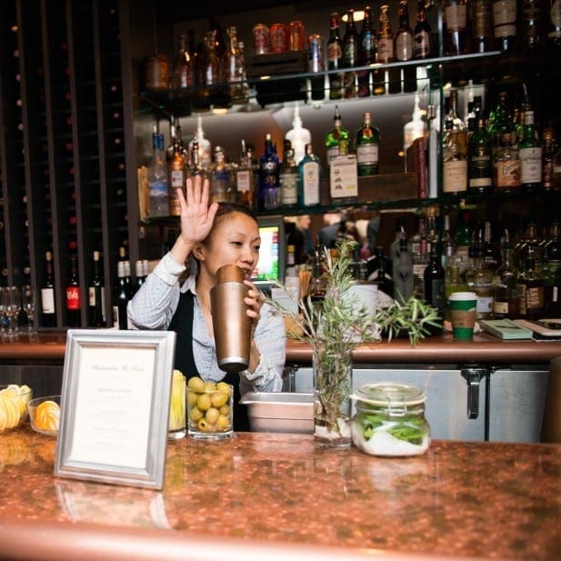 event rental open bar at a wedding