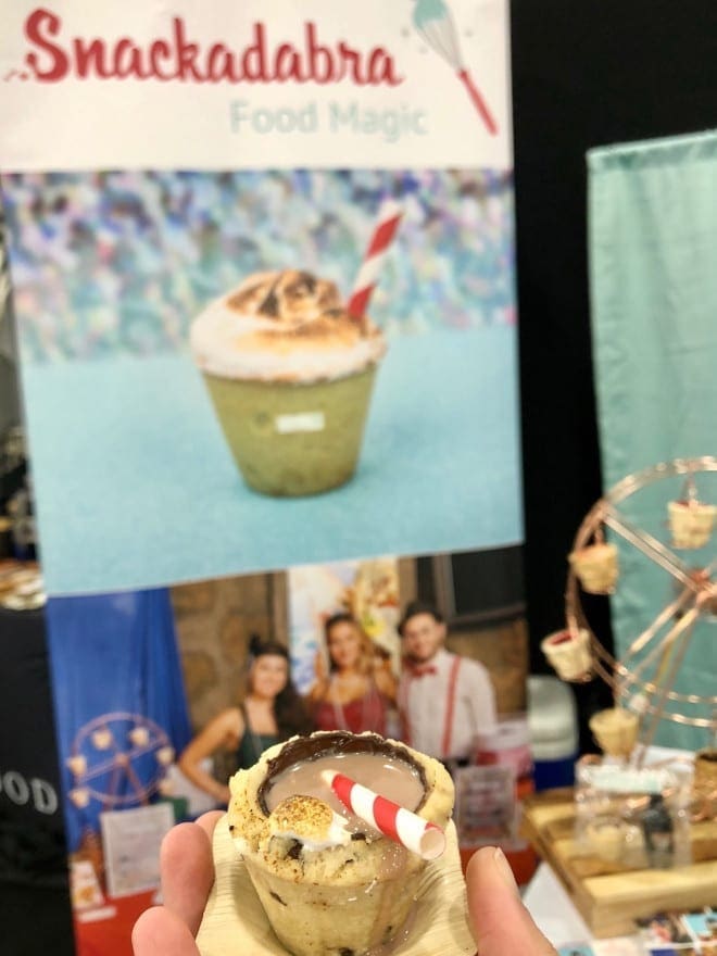 Snackadabra. Edible cookie shot glass. Bizbash NY