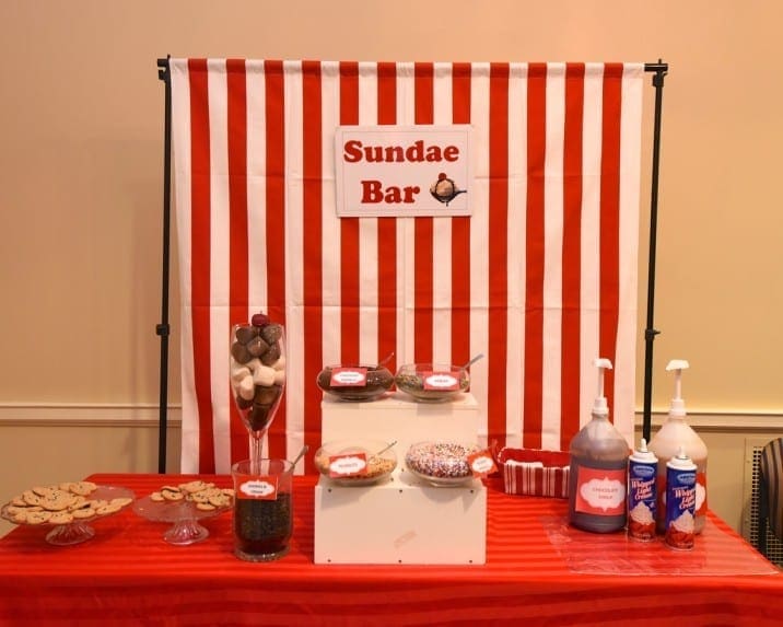 Goodshuffle ice cream sundae bar for labor day