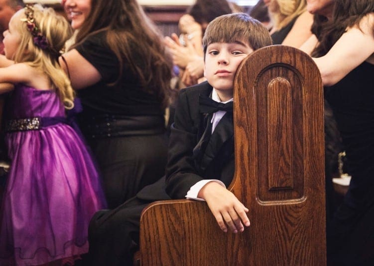 Bored kid at wedding, how to entertain kids at a wedding