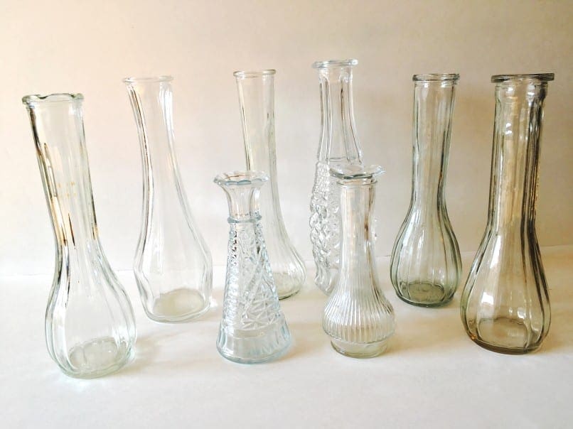 vintage glassware for event rentals
