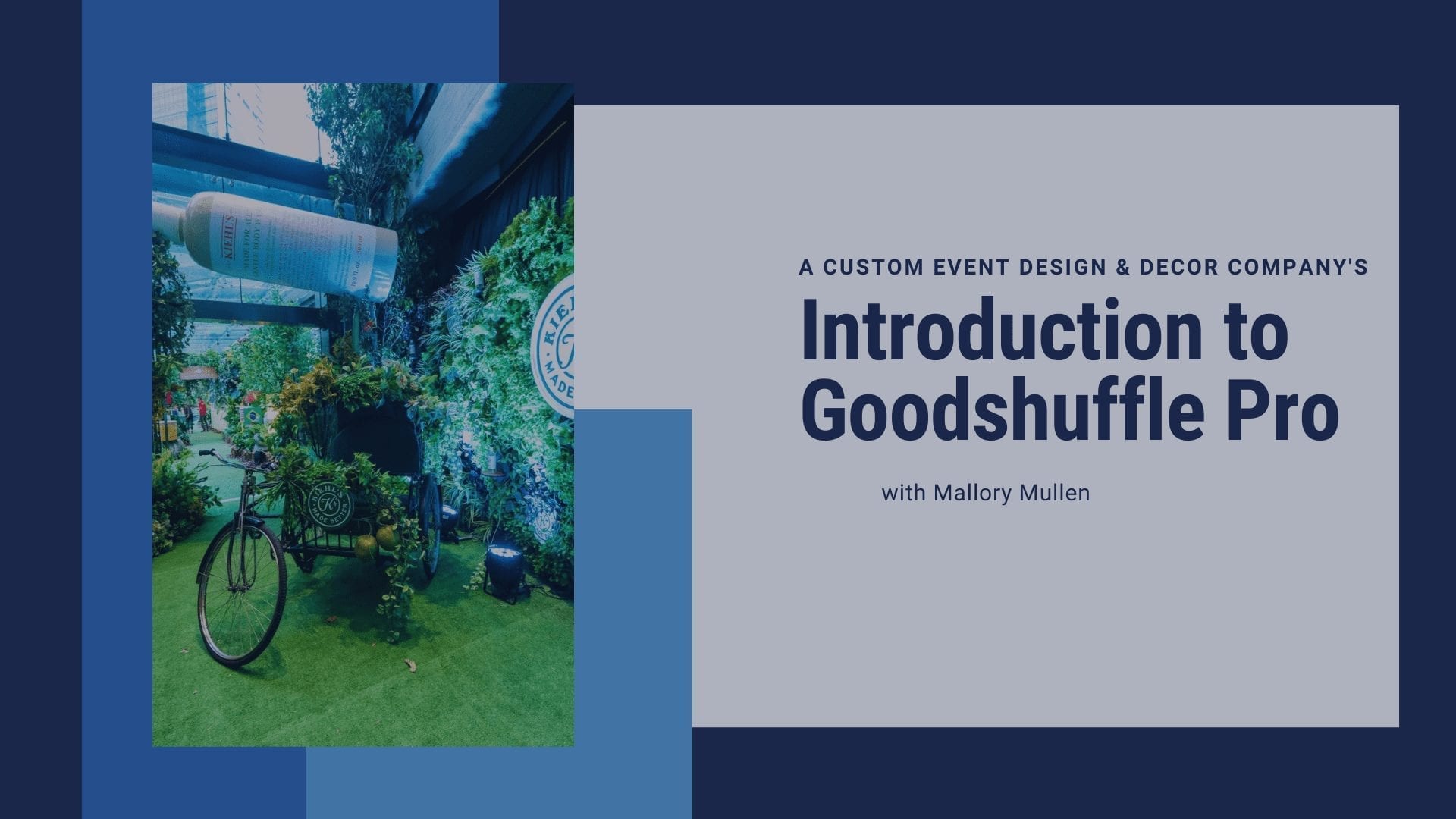 Introduction to Goodshuffle Pro for event design and decor companies