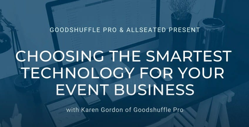Choosing the smartest technology for your event business webinar
