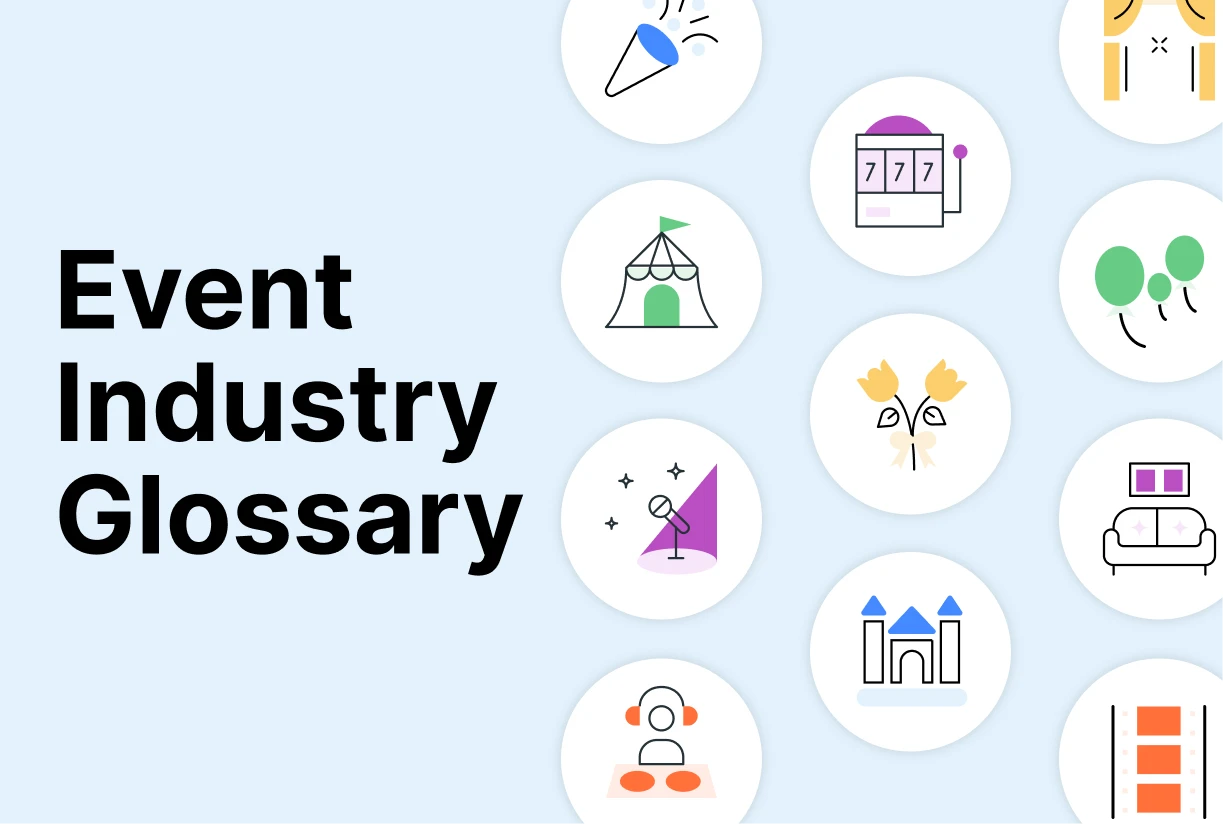 event industry glossary