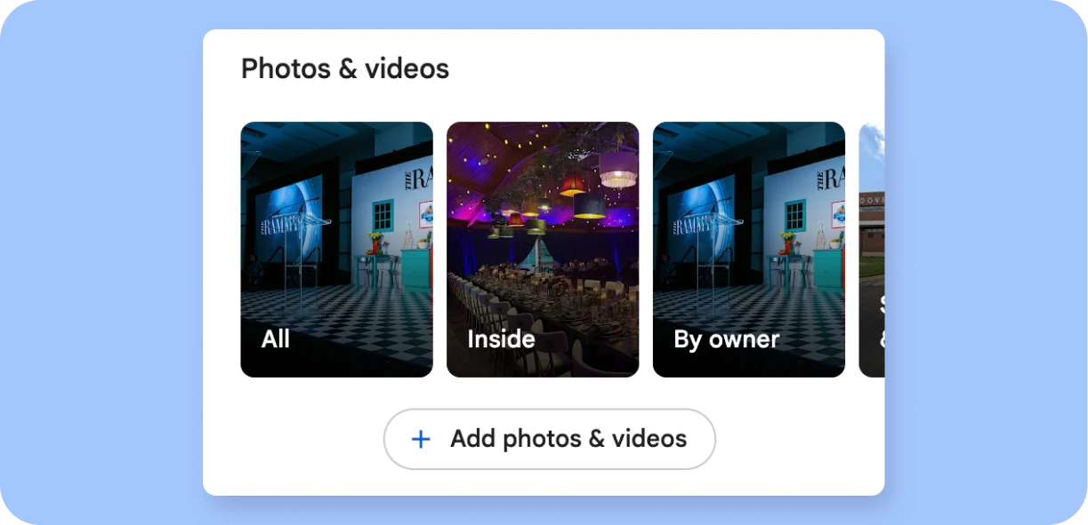 High-quality photos of your rentals in action help potential clients envision using your services