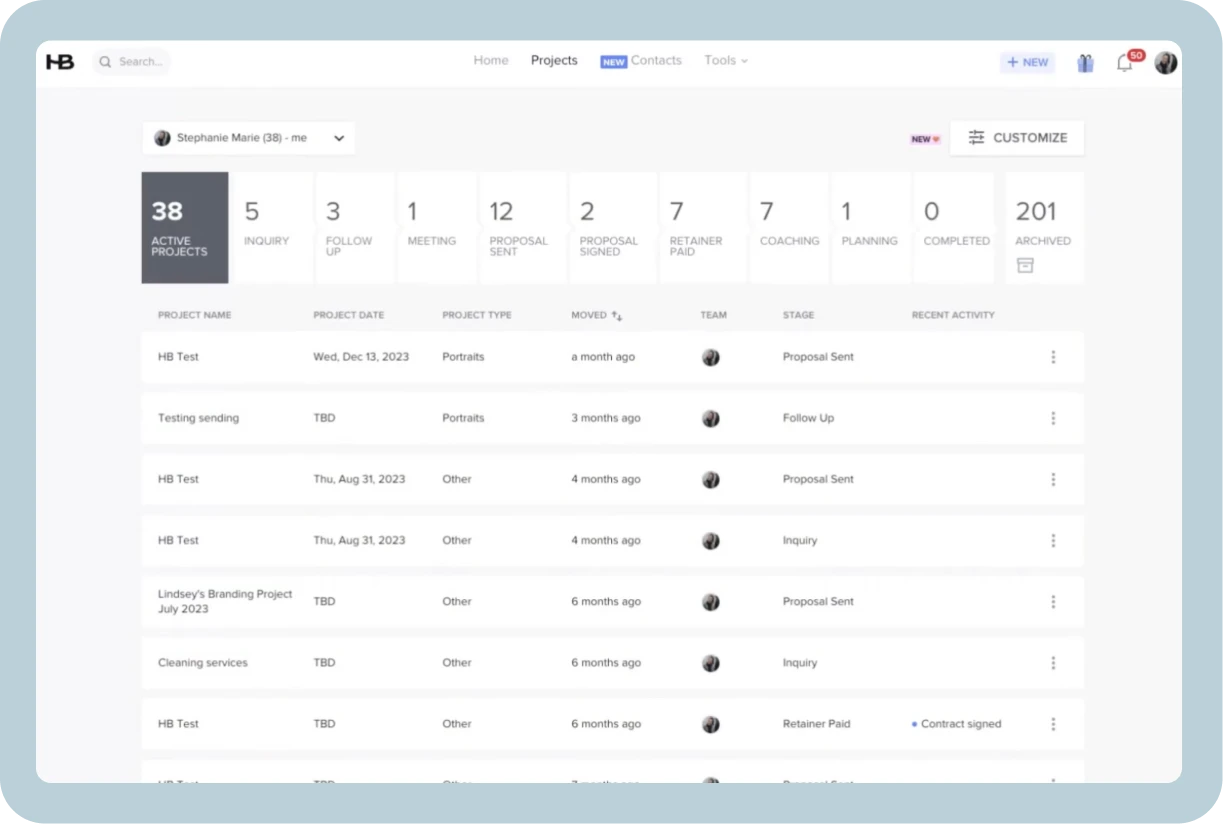 honeybook_screenshot