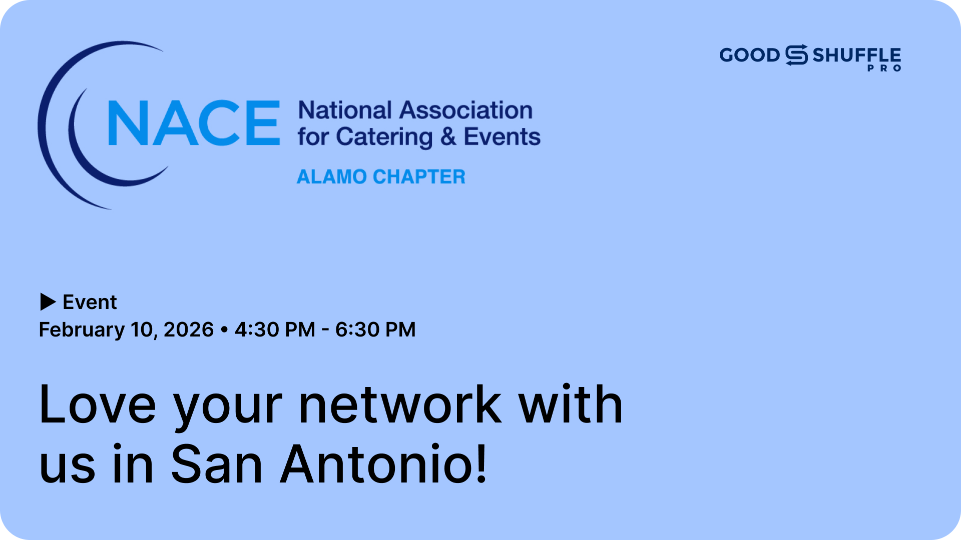 nace san antonio love your network event 2026
