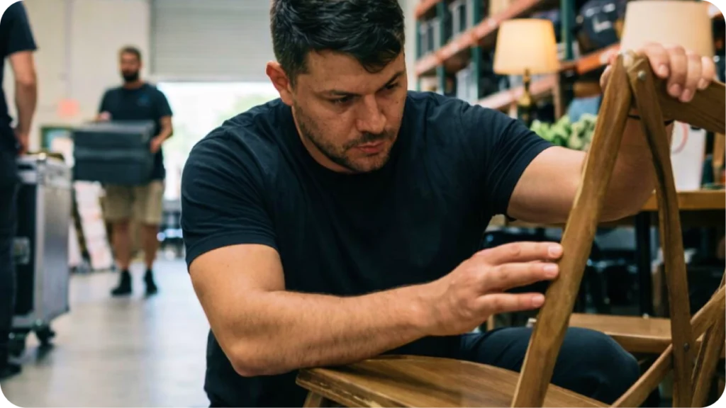 Business owner configuring rental management settings - Protecting Your Equipment: Damage, Loss, and Liability